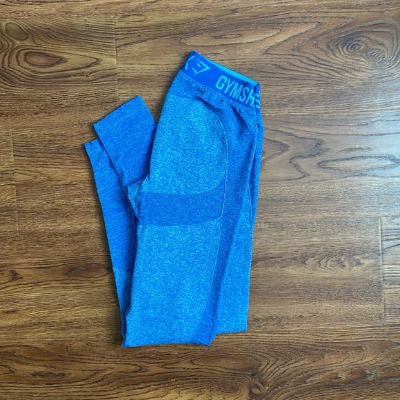 GymShark marled blue leggings EUC - Picture 1 of 4